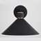 Vaxcel Dunbar 1 Light Matte Black and Gold Contemporary Outdoor Wall Sconce Metal Shade T0682 - alternate 3